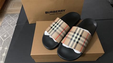 fake burberry sandals|burberry slippers women.